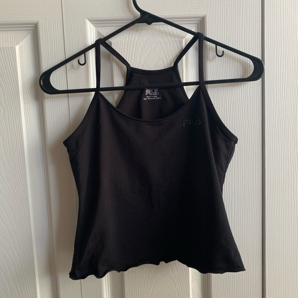 Vintage FILA halter crop top